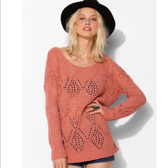 Urban Outfitters Sweaters - Pins & Needles • Slubby Pointelle Oversized Knit